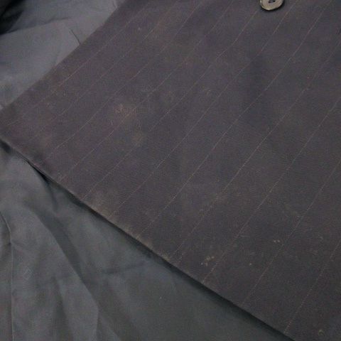 Christian DIOR Monsieur Tailored Jacket Double Fully Lined Wool Unvented Stripe