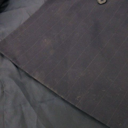 Christian DIOR Monsieur Tailored Jacket Double Fully Lined Wool Unvented Stripe