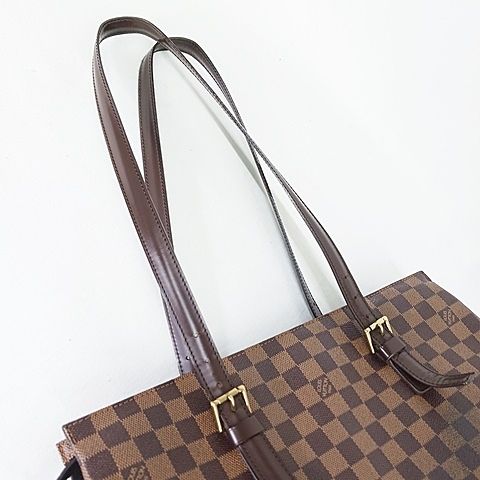 Louis Vuitton Damier Chelsea Tote Bag Shoulder Bag Ebene Brown N51119 AA