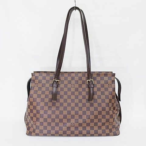 Louis Vuitton Damier Chelsea Tote Bag Shoulder Bag Ebene Brown N51119 AA