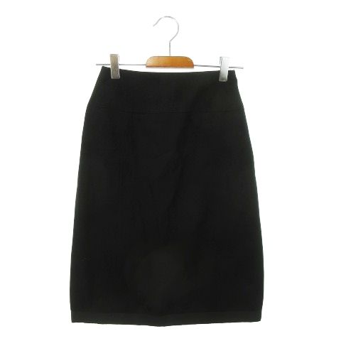 Chanel Bouteoque 97A Vintage Skirt Tight Knee Length Knee Length Grosgrain Tape