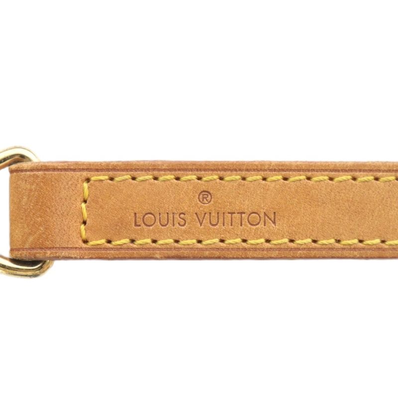 Louis Vuitton Shoulder Strap Bag Strap Crossbody Leather Logo Brown XZ - OH -
