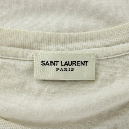 Saint Laurent Paris 19SS T-shirt Cut And Sewn Short Sleeves Crew Neck Damaged