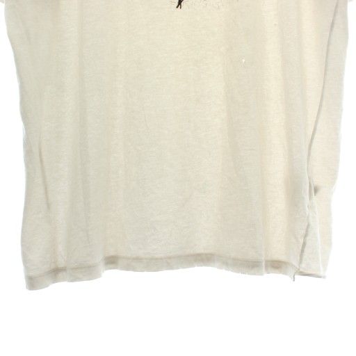 Saint Laurent Paris 19SS T-shirt Cut And Sewn Short Sleeves Crew Neck Damaged