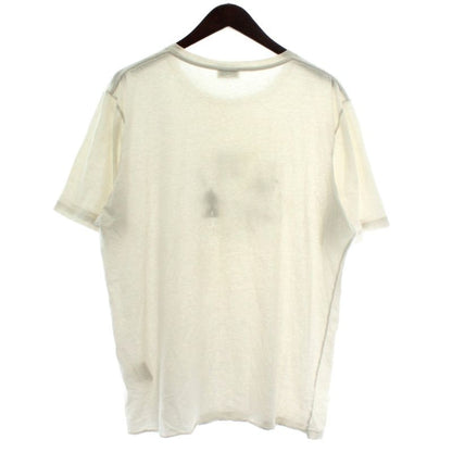 Saint Laurent Paris 19SS T-shirt Cut And Sewn Short Sleeves Crew Neck Damaged