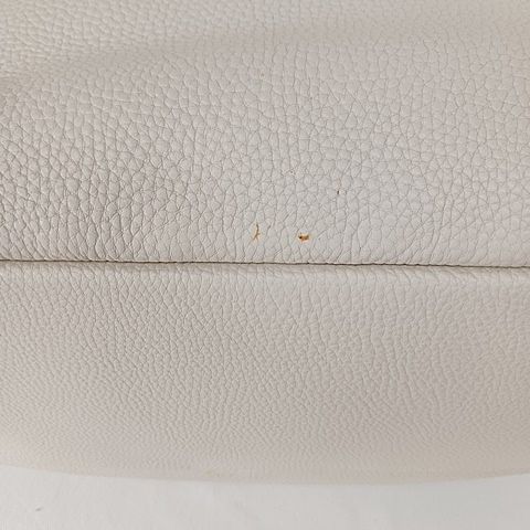 Prada Tote Leather Vittero Dino Beige Glaze Gold Color AA