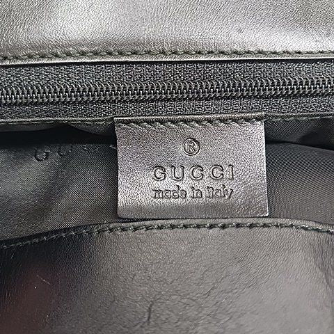 Gucci Hobo Bag Handbag One Shoulder Bag Jackie Canvas Leather Ivory Black AA