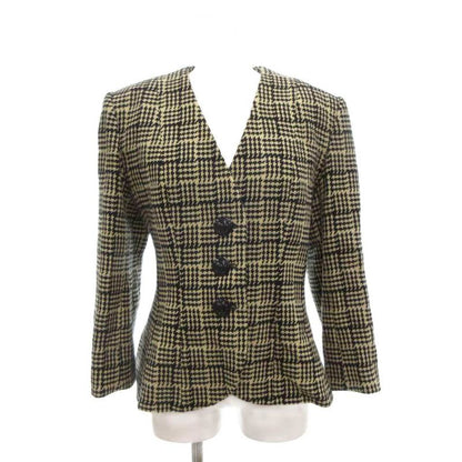Yves Saint Laurent YVES Saint Laurent Vintage Setup Collarless Jacket 36 Skirt