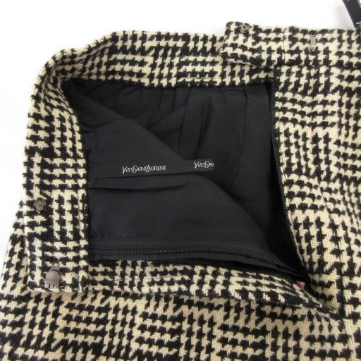 Yves Saint Laurent YVES Saint Laurent Vintage Setup Collarless Jacket 36 Skirt