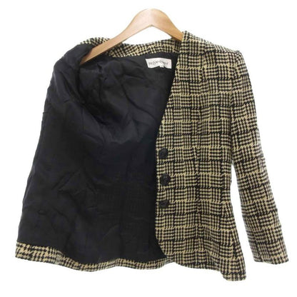 Yves Saint Laurent YVES Saint Laurent Vintage Setup Collarless Jacket 36 Skirt