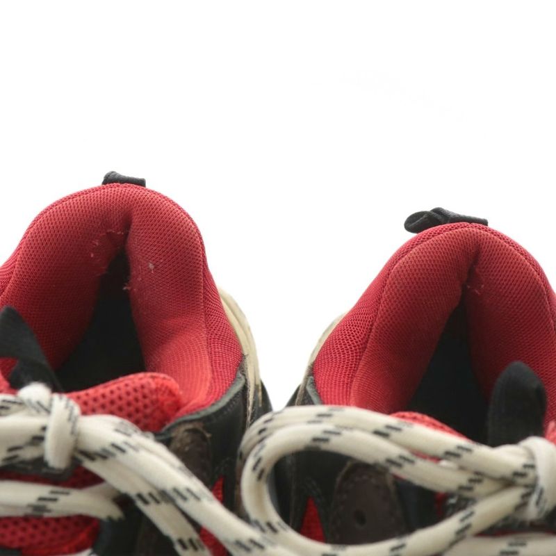 Balenciaga Triple S Triple S Sneakers Leather Mesh Low Cut Logo Embroidery 40