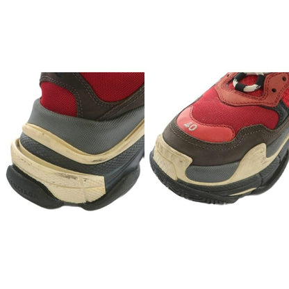 Balenciaga Triple S Triple S Sneakers Leather Mesh Low Cut Logo Embroidery 40