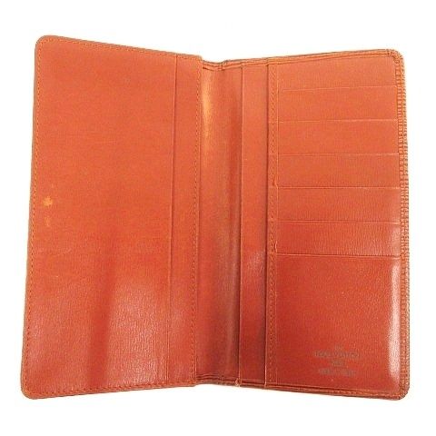 Louis Vuitton M63213 Epi Porte Cult Cles Di Long Wallet Billfold Kenyan Brown AA