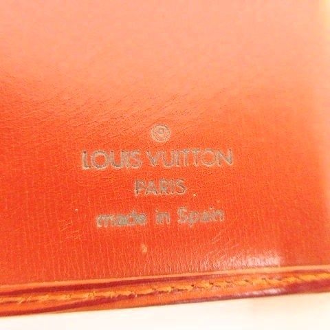 Louis Vuitton M63213 Epi Porte Cult Cles Di Long Wallet Billfold Kenyan Brown AA