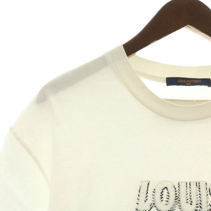 Louis Vuitton 23AW Embroidered Beaded T-shirt Cut And Sewn Short Sleeves Crew