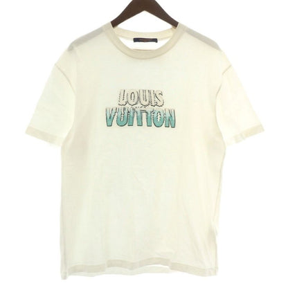 Louis Vuitton 23AW Embroidered Beaded T-shirt Cut And Sewn Short Sleeves Crew