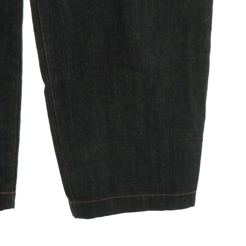 Chanel Front Pockets Denim Pants Jeans Zipper Fly Cotton 36 Dark Blue NR - OS