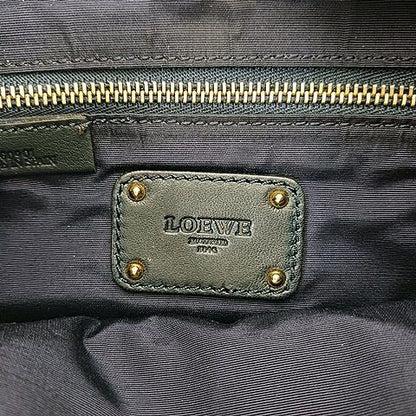 Loewe Maia Handbag One Shoulder Bag Anagram Leather Off White Gold Color AA