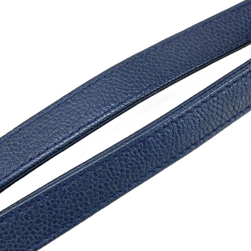 Chanel Shoulder Bag Matelasse Navy Chain Shoulder Coco Mark Vintage Silver