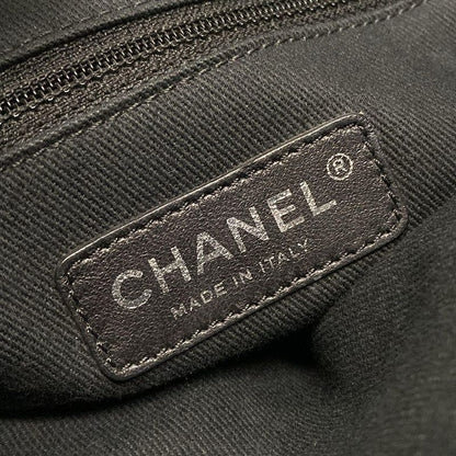 Chanel Shoulder Bag Matelasse Navy Chain Shoulder Coco Mark Vintage Silver