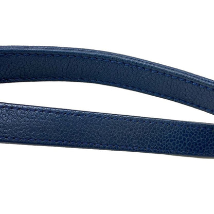 Chanel Shoulder Bag Matelasse Navy Chain Shoulder Coco Mark Vintage Silver