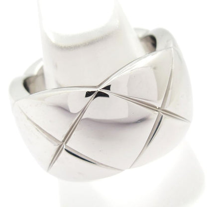 Chanel Ring 52 Coco Crushe Large J10573 18K White Gold