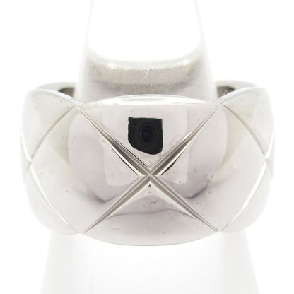 Chanel Ring 52 Coco Crushe Large J10573 18K White Gold