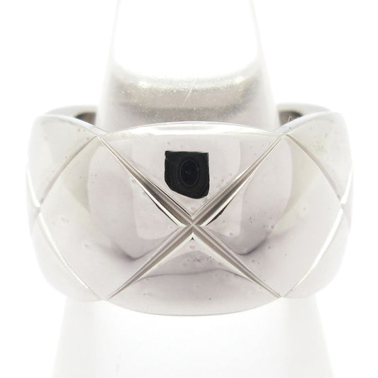 Chanel Ring 52 Coco Crushe Large J10573 18K White Gold
