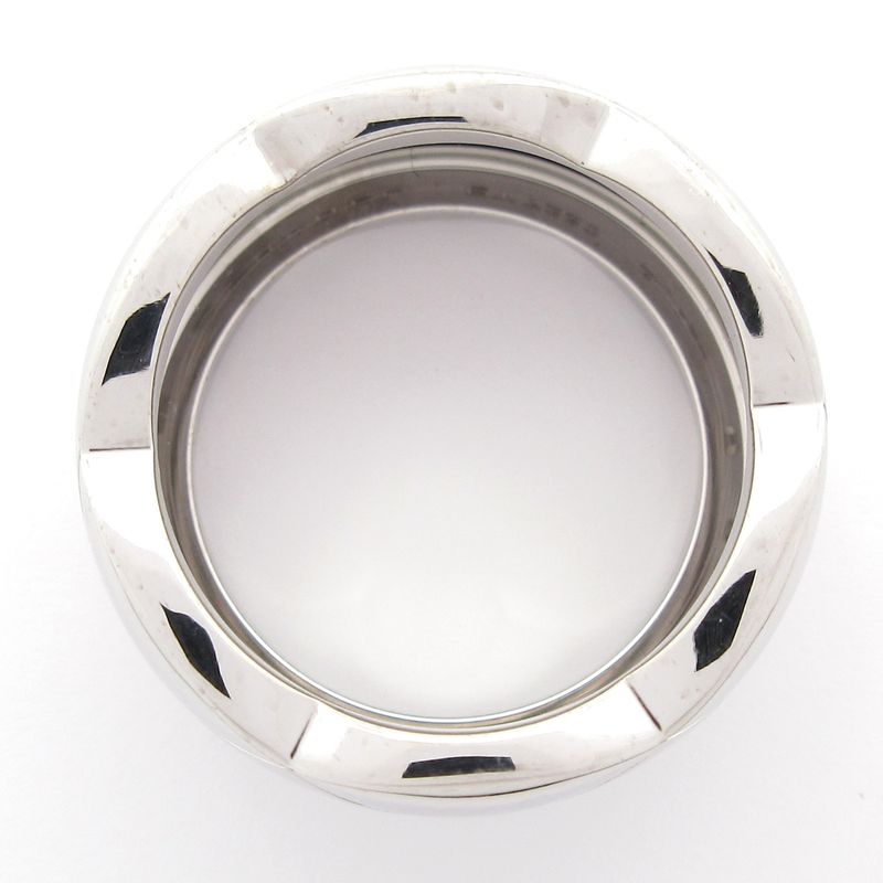 Chanel Ring 52 Coco Crushe Large J10573 18K White Gold