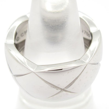 Chanel Ring 52 Coco Crushe Large J10573 18K White Gold