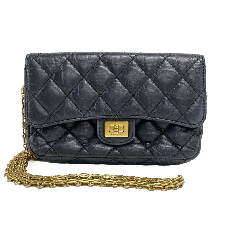 Chanel Wallet Matelasse 2.55 Ap2215 Dark Navy