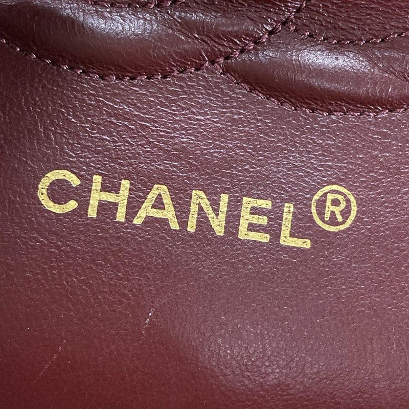 Chanel Shoulder Bag Double Flap Matelasse A01112 Black Gold Hardware Chain