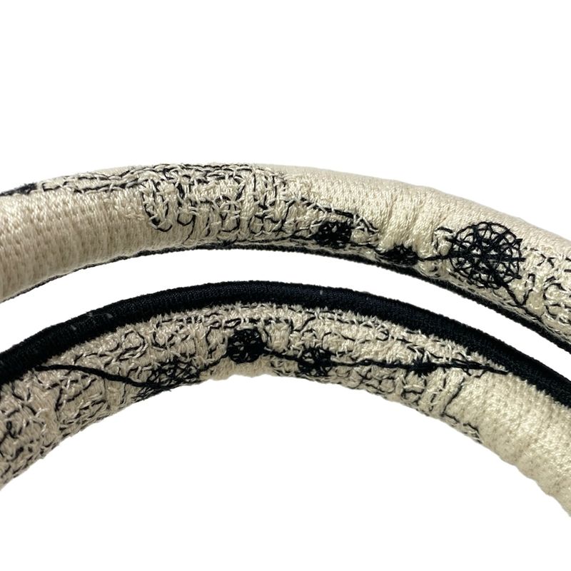 DIOR Christian Dior Tote Bag Book Tote Small Bag White And Black Dior Zodiac