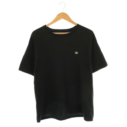 Celine 24SS Triomphe Loose T-shirt Cut And Sewn With Logo Embroidery XL Black