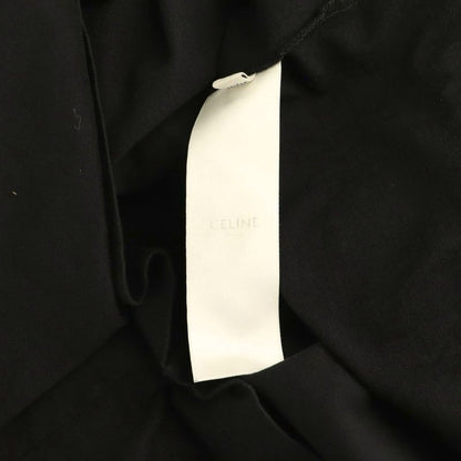 Celine 24SS Triomphe Loose T-shirt Cut And Sewn With Logo Embroidery XL Black