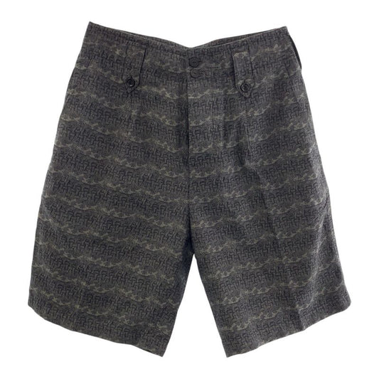Louis Vuitton Christopher Nemeth Black Gray Cotton Ca36929 Shorts Half Pants