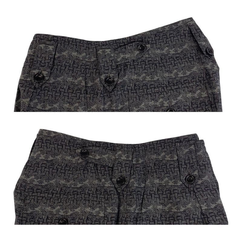 Louis Vuitton Christopher Nemeth Black Gray Cotton Ca36929 Shorts Half Pants