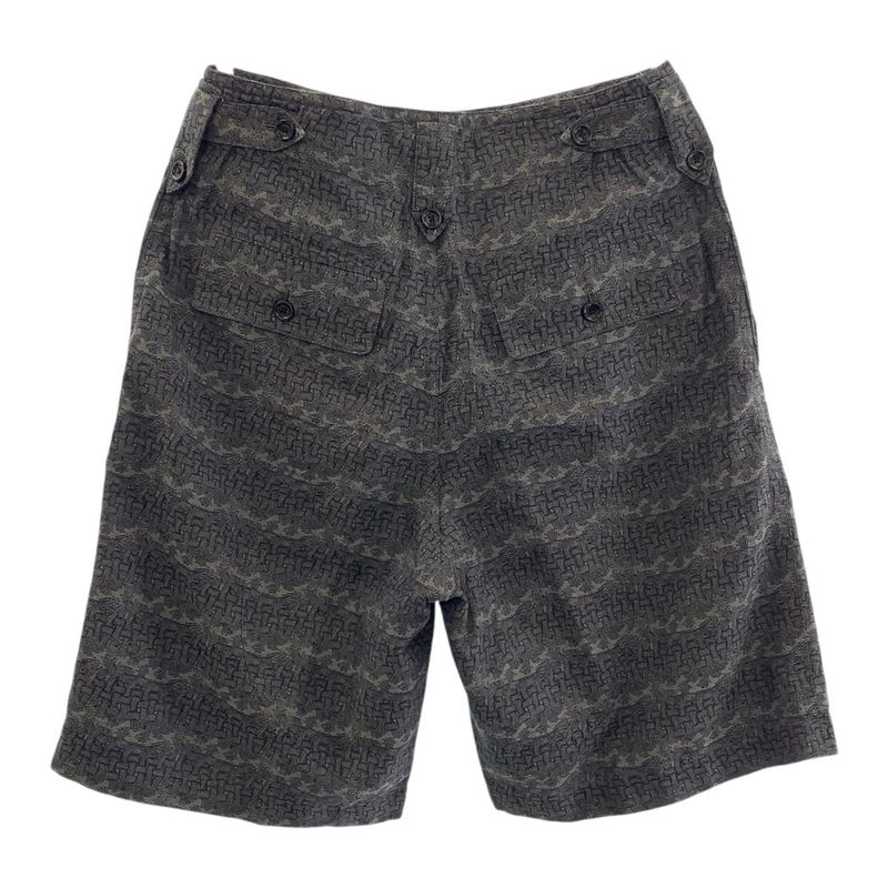 Louis Vuitton Christopher Nemeth Black Gray Cotton Ca36929 Shorts Half Pants