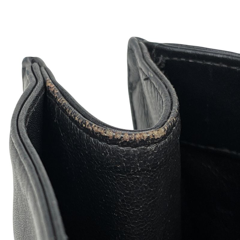 Chanel Coco Mark Chain Tote Bag Shoulder Bag Tote Leather Black Women