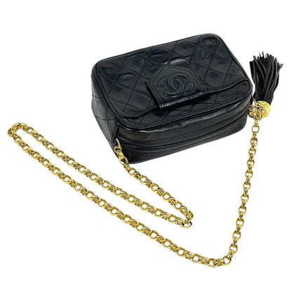 Chanel Coco Mark Fringe Chain Shoulder Bag Matelasse Tassel Shoulder Bag