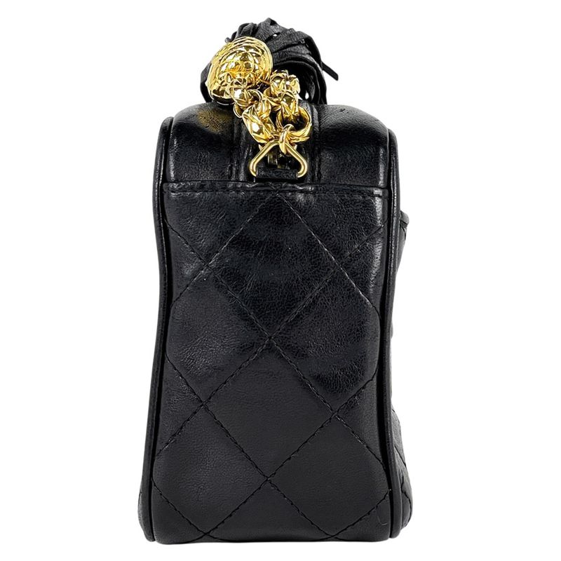 Chanel Coco Mark Fringe Chain Shoulder Bag Matelasse Tassel Shoulder Bag