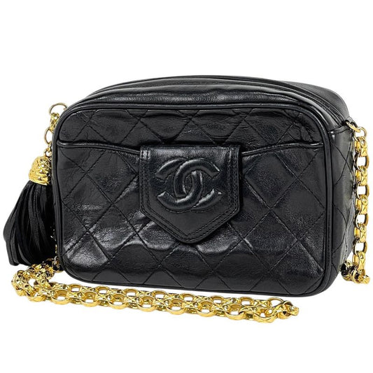 Chanel Coco Mark Fringe Chain Shoulder Bag Matelasse Tassel Shoulder Bag