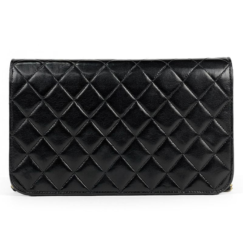 Chanel Matelasse Single Flap Chain Shoulder Bag Coco Mark Full Flap Shoulder