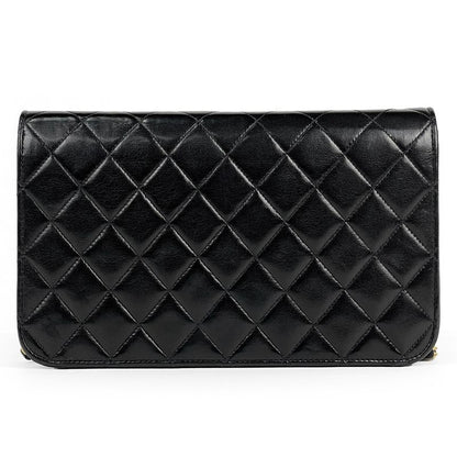 Chanel Matelasse Single Flap Chain Shoulder Bag Coco Mark Full Flap Shoulder