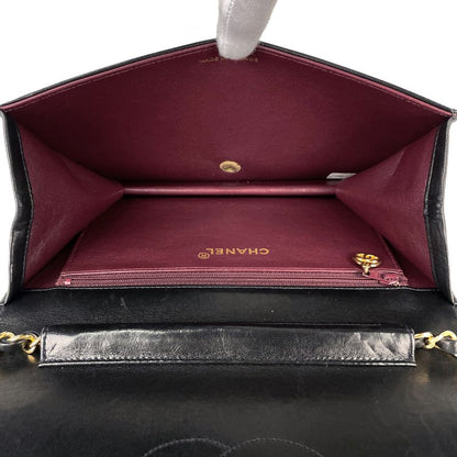 Chanel Matelasse Single Flap Chain Shoulder Bag Coco Mark Full Flap Shoulder