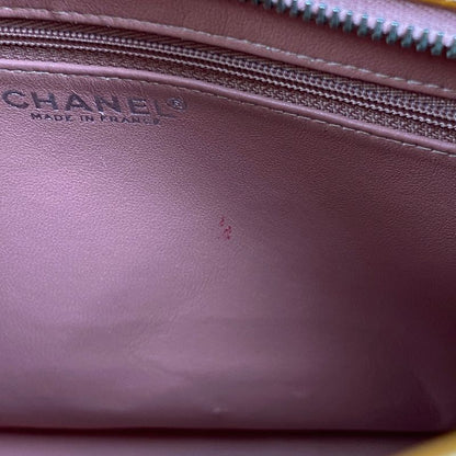 Chanel Reprint Tote Handbag Coco Mark Enamel Tote Leather Orange A01804 Women