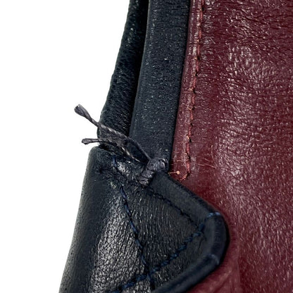 Chanel Matelasse W Flap Chain Shoulder Bag Coco Mark Shoulder Bag Leather Navy