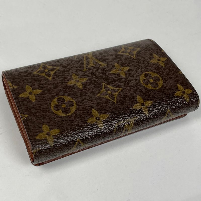 Louis Vuitton Porte Monet Bier Tresor Billfold Wallet With Coin Purse Monogram