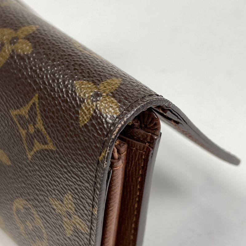 Louis Vuitton Porte Monet Bier Tresor Billfold Wallet With Coin Purse Monogram