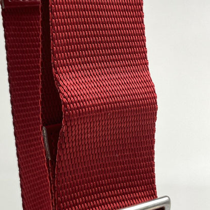 Prada Logo Plate Shoulder Bag Messenger Bag Shoulder Bag Nylon Red B6671 Women